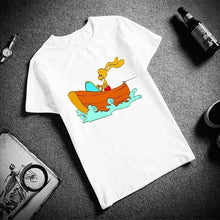 Load image into Gallery viewer, Couple Clothing Rabbit Surf &amp; Girl And DogT Shirt