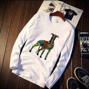 Pure Cotton Greyhound Dog T-Shirt