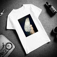 Load image into Gallery viewer, Wings Feather Surreal Artwork T-Shirt