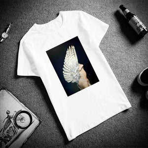 Wings Feather Surreal Artwork T-Shirt