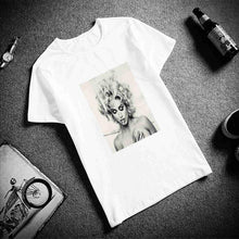 Load image into Gallery viewer, Madonna Black and White T-Shirt