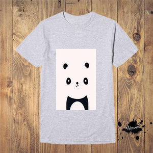 Bird Panda Wolf Geometric T-Shirt
