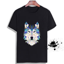 Load image into Gallery viewer, Bird Panda Wolf Geometric T-Shirt